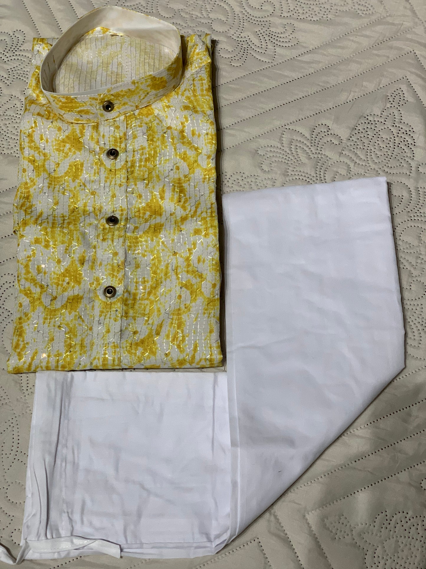 Printed Teenager Kurta Pajama