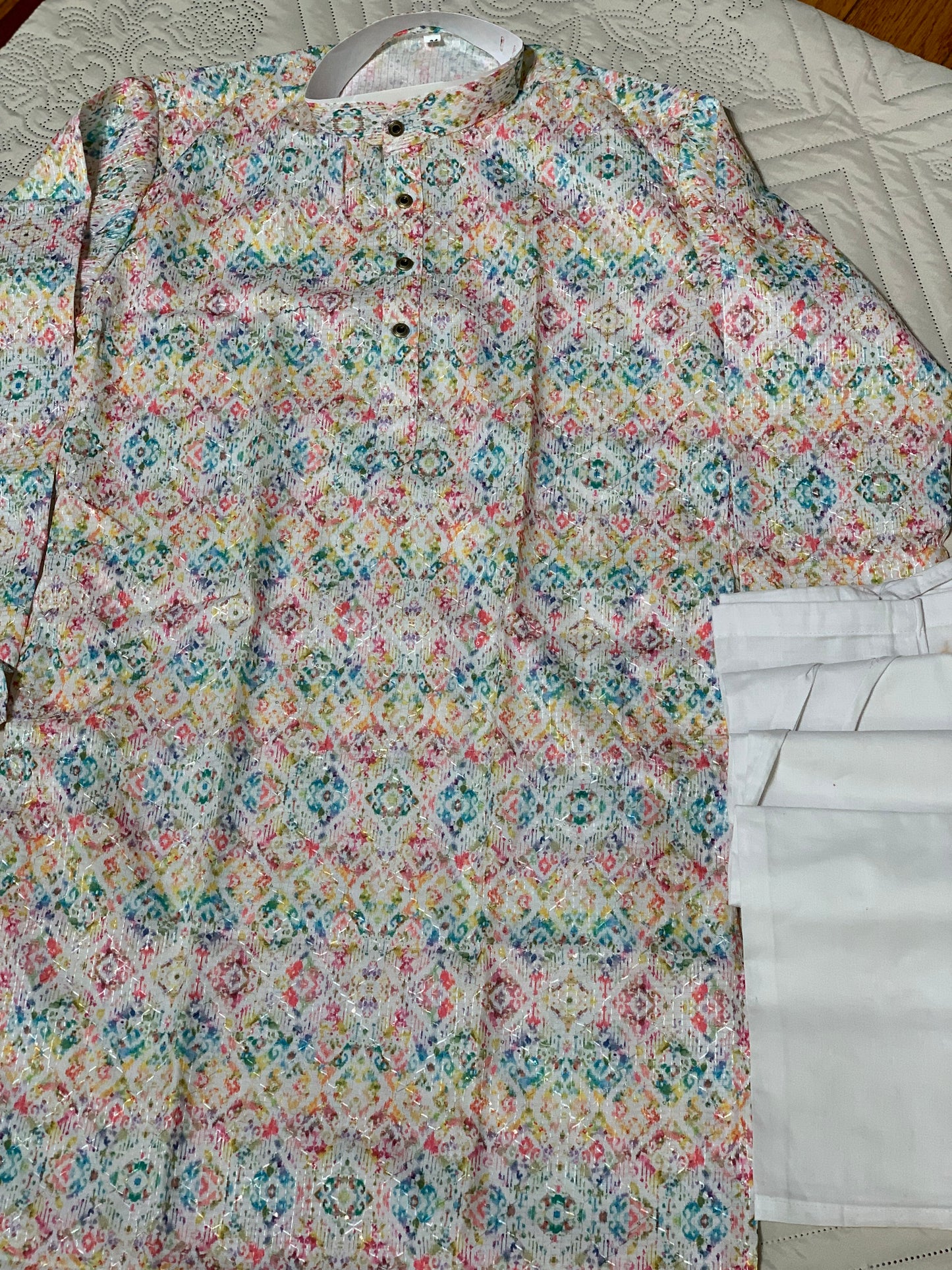 Printed Teenager Kurta Pajama