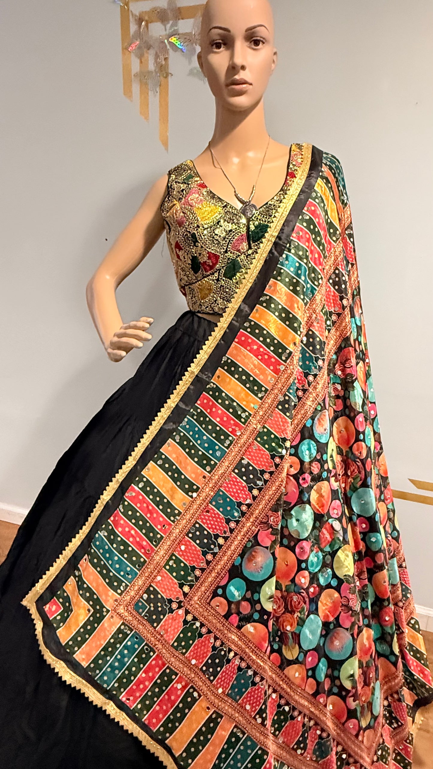 Adorable Designer Readymade Reyon Lehenga Choli Set
