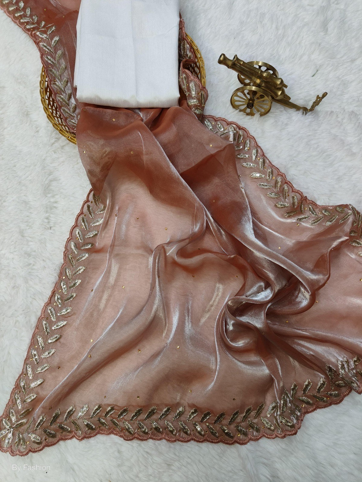 Starlight Spark – Jimmy Choo Fabric Saree with Sequin & Thread Embroidery