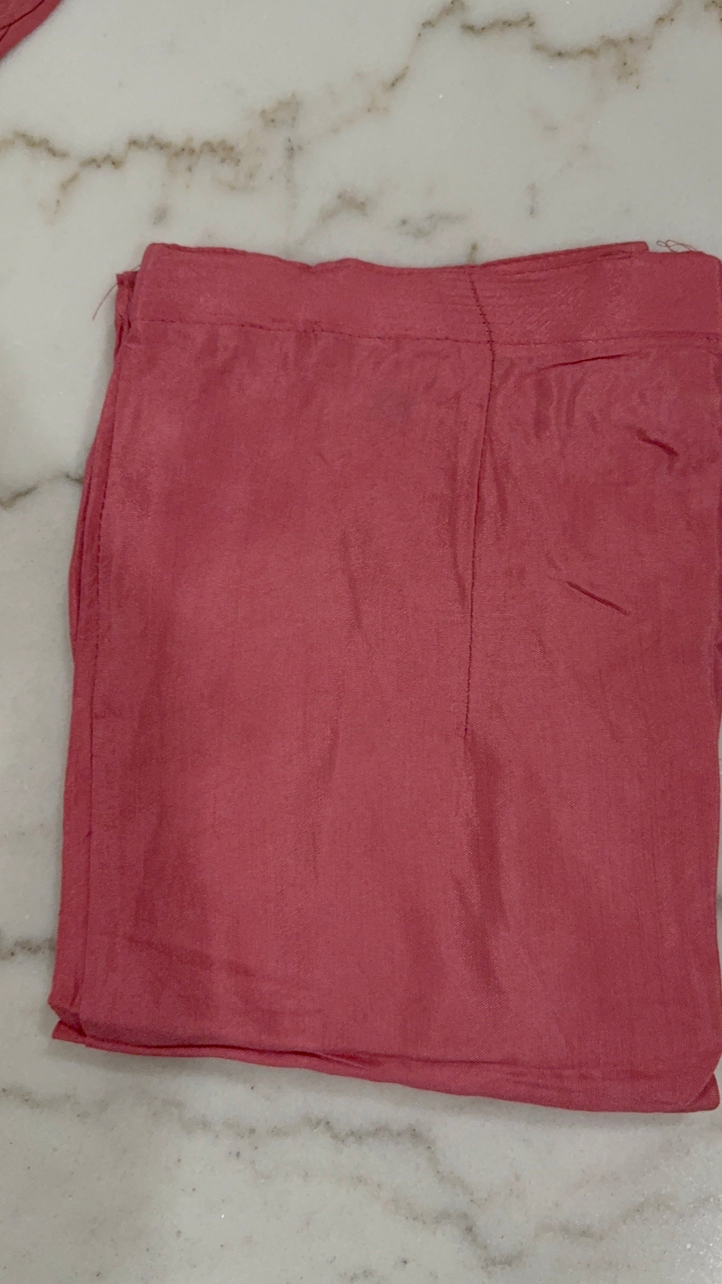 Elegant Embroidered Leaf Design Salwar Suit Set – Rosewood Pink