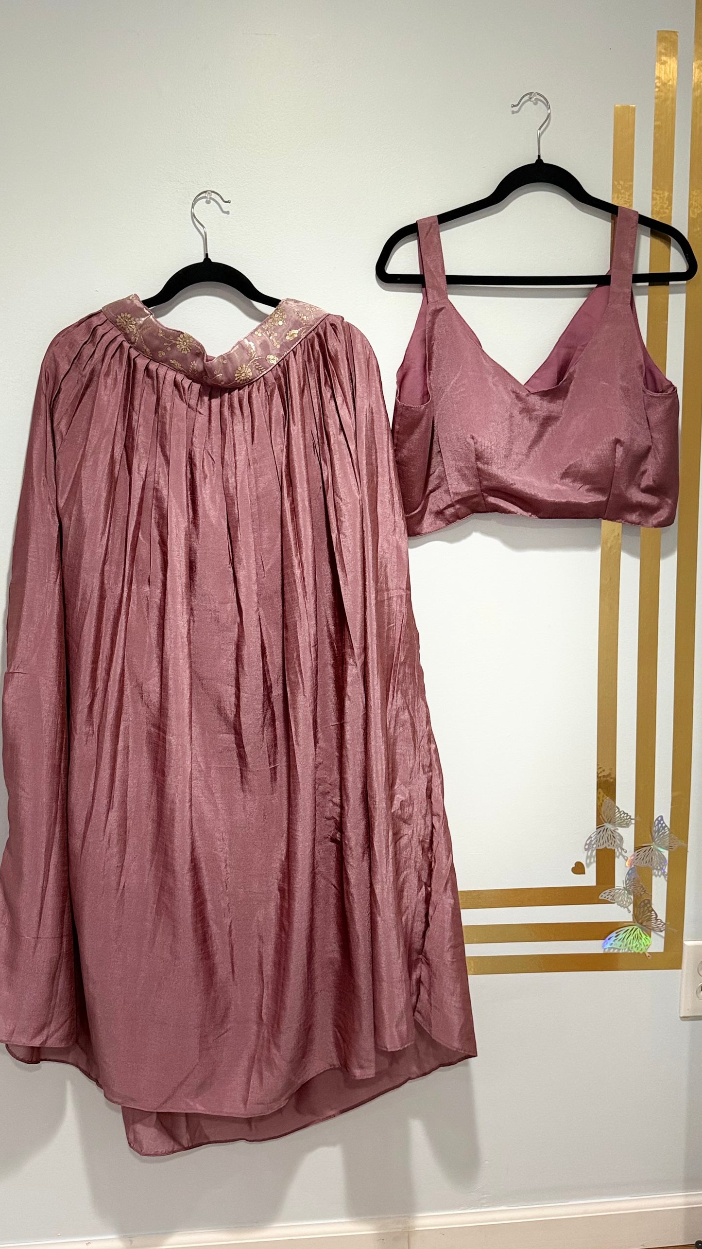 Elegant Silk Embroidered 3-Piece Set –in 3 elegant color