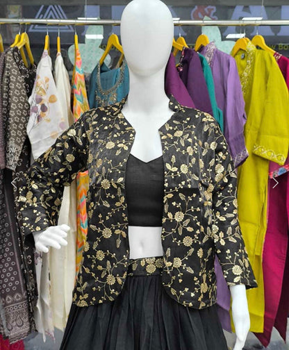 Elegant Silk Embroidered 3-Piece Set –in 3 elegant color