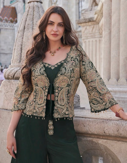 – Jacket, Bustier & Palazzo | The Enhanced Beauty 2-3 Shipping days in USA