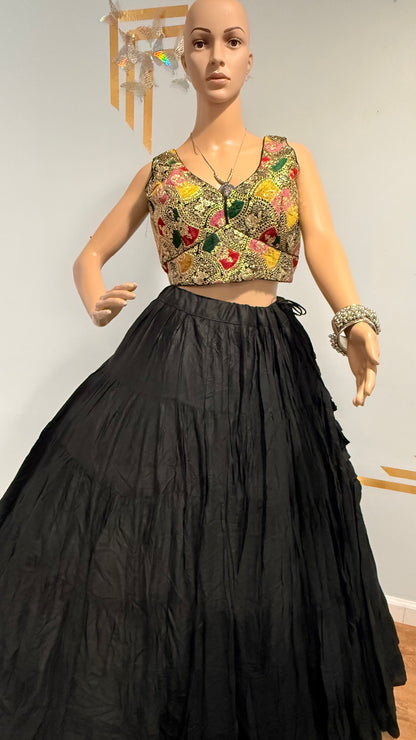 Adorable Designer Readymade Reyon Lehenga Choli Set