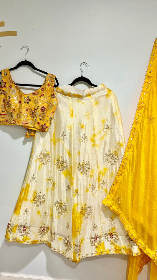 Rajasthani Royal Gota Patti Lehenga Set | Haldi & Teen Celebration Wear