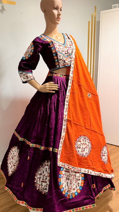 Varli- Chakra Chaniya Choli