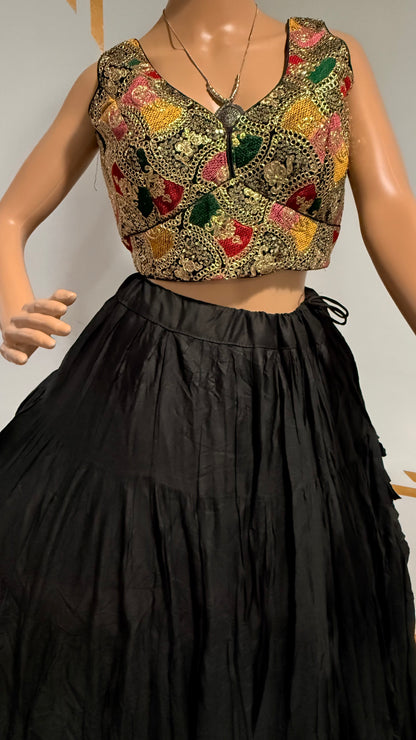 Adorable Designer Readymade Reyon Lehenga Choli Set
