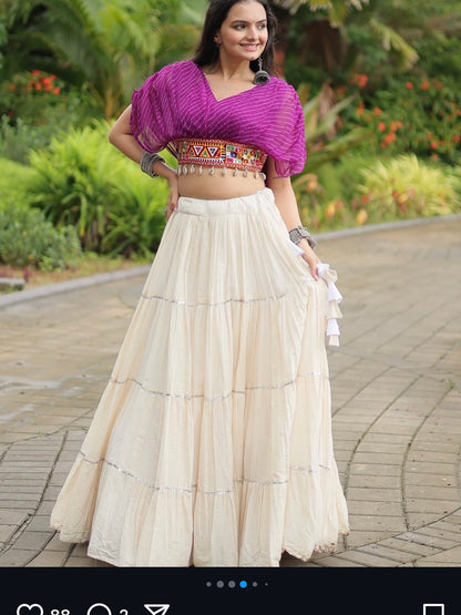 Navratri Cotton Lehenga Choli Set