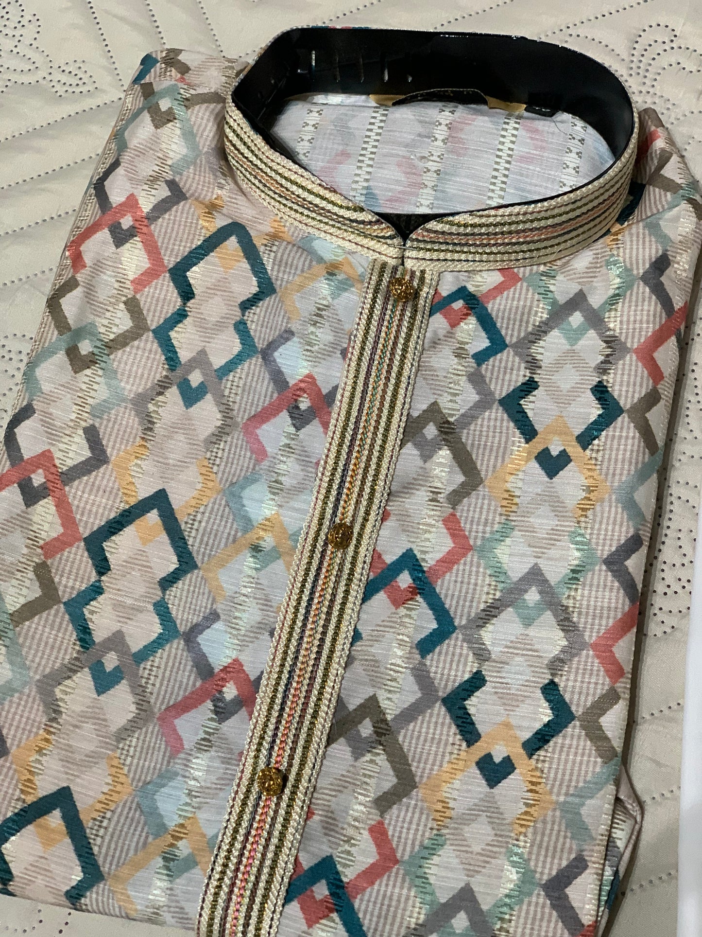 Printed Designer Kurta with Pajama