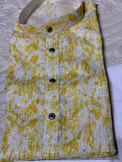 Printed Teenager Kurta Pajama
