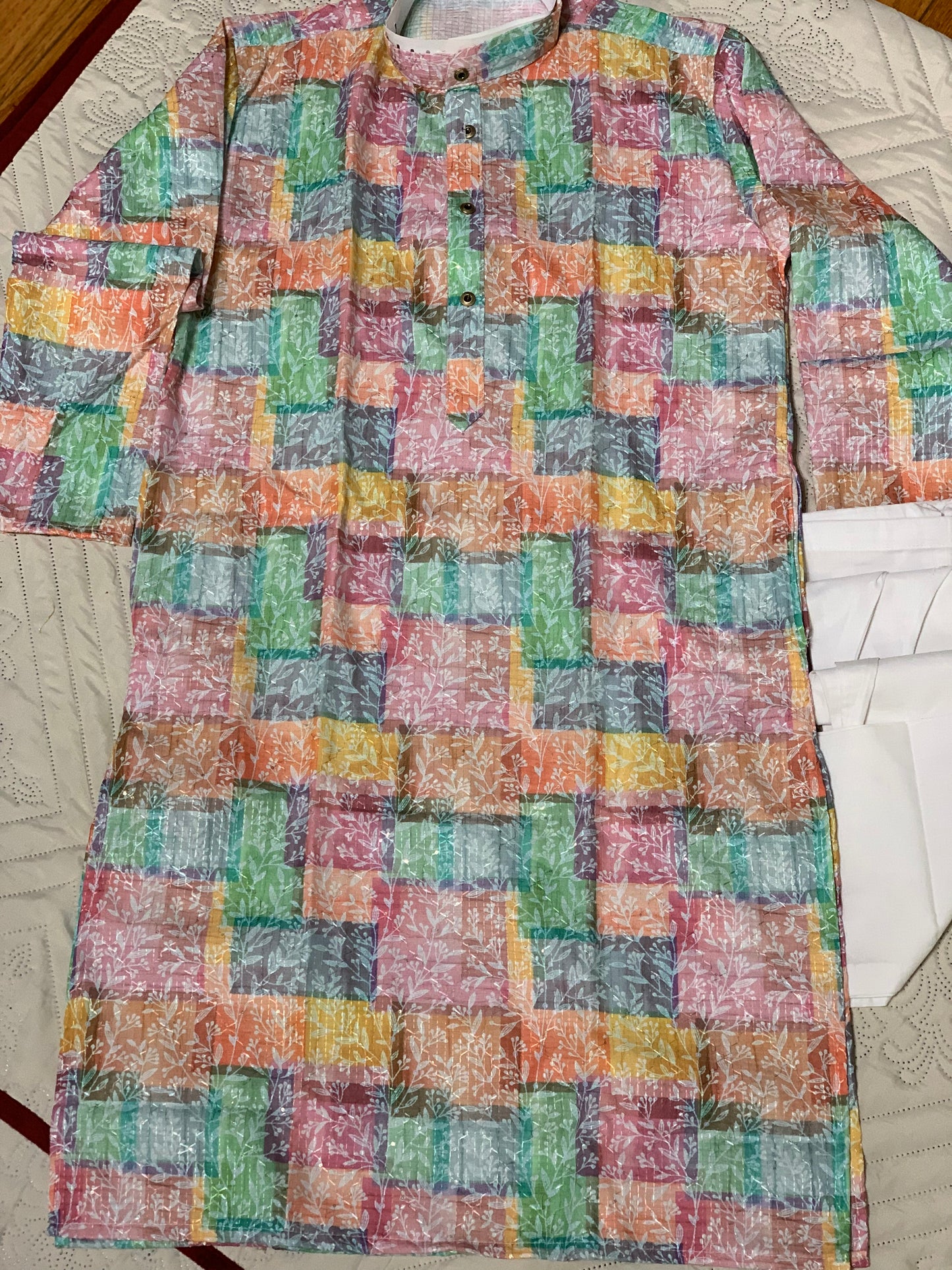 Printed Teenager Kurta Pajama